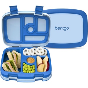 image:imageBentgo Kids BentoStyle 5Compartment LeakProof Lunch Box  Ideal Portion Sizes for Ages 37 Durable DropProof Dishwasher Safe PFAS amp BPAFree Materials BlueBlue