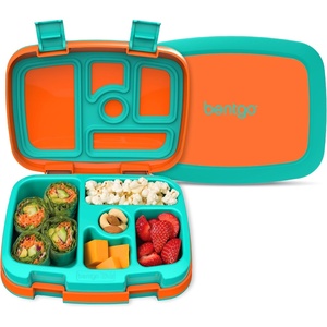 image:imageBentgo Kids BentoStyle 5Compartment LeakProof Lunch Box  Ideal Portion Sizes for Ages 37 Durable DropProof Dishwasher Safe PFAS amp BPAFree Materials BlueOrange