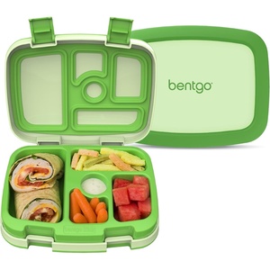 image:imageBentgo Kids BentoStyle 5Compartment LeakProof Lunch Box  Ideal Portion Sizes for Ages 37 Durable DropProof Dishwasher Safe PFAS amp BPAFree Materials BlueGreen