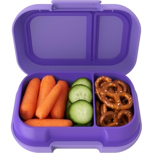 image:imageBentgo Kids Snack LeakProof 2 Compartment BentoStyle Container  For Snacks amp Small Meals EasyOpen Latch Dishwasher Safe BPAFree for School Daycare amp Sports Ages 3 GreenNavyPurple