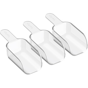 image:imageBentgo Pantry 3Piece AllPurpose Scoop Set 12 Cup BPAFree Clear  Lightweight Portion Control Dishwasher Safe Fits Pantry Containers Ideal for Flour Sugar Coffee amp Candy Clear3Piece Set Scoop Accessories  Clear