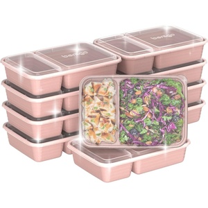 image:imageBentgo Prep  20Piece 2Compartment Reusable Meal Prep Containers with Lids PFAS amp BPA Free Materials Durable Microwave Freezer amp Dishwasher Safe To Go Food Storage Whisper Gray  3 Cup Capacity Portion Control Stackable PFAS amp BPAFree Microwave Freezer amp DishwasherSafe Whisper GraySweet Pea Glitter