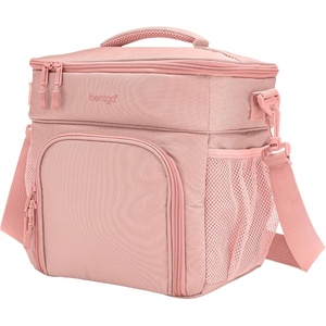 image:imageBentgo Prep Deluxe Insulated Meal Prep Lunch Bag for Adults Holds 5 Meals  Keeps Food Hot or Cold Up to 8 Hours WaterResistant Dual Compartments BlushBlush