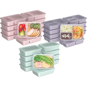 image:imageBentgo Prep Meal Prep Kit 1 2 amp 3Compartment Containers 60 Piece Set  Portion Control Stackable Microwave Freezer amp DishwasherSafe Reusable PFAS amp BPAFree Floral PastelsFloral Pastels