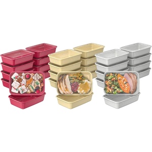 image:imageBentgo Prep Meal Prep Kit 1 2 amp 3Compartment Containers 60 Piece Set  Portion Control Stackable Microwave Freezer amp DishwasherSafe Reusable PFAS amp BPAFree Floral PastelsHoliday Glitter Collection