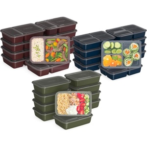 image:imageBentgo Prep Meal Prep Kit 1 2 amp 3Compartment Containers 60 Piece Set  Portion Control Stackable Microwave Freezer amp DishwasherSafe Reusable PFAS amp BPAFree Floral PastelsRich Shades