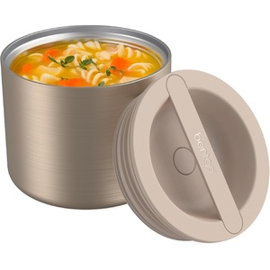 image:imageBentgo Stainless Steel Insulated Food Container LeakProof 19 fl oz  TripleLayer Insulation Vacuum Seal BuiltIn Handle Wide Opening Hot amp Cold Foods Stainless Steel SilverGold