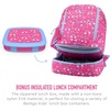 image:imageBentgo 2in1 Backpack amp Insulated Lunch Bag Set With Kids Prints Lunch Box Rainbows and Butterflies