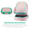 image:imageBentgo 2in1 Backpack amp Insulated Lunch Bag Set With Kids Prints Lunch Box Tropical