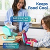 image:imageBentgo Chill Kids Aqua and Chill Mini Crisp Grays Lunch Box Set