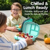 image:imageBentgo Chill Kids Aqua and Chill Mini Crisp Grays Lunch Box Set