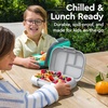 image:imageBentgo Chill Kids Gray and Chill Max Fog amp Deep Teal Lunch Box Set