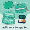 image:imageBentgo Chill Kids GreenNavy and Chill Mini Crisp Grays Lunch Box Set