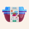 image:imageBentgo Easyboxes SaladtoGo Containers  8Piece Set 4 Bowls LeakProof Dressing Cups BuiltIn amp 4 Fitted Lids Seal in Freshness ReusableBPAFree for Salad Pasta amp Cereal Jewel BrightsJewel Brights