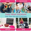 image:imageBentgo Easyboxes SaladtoGo Containers  8Piece Set 4 Bowls LeakProof Dressing Cups BuiltIn amp 4 Fitted Lids Seal in Freshness ReusableBPAFree for Salad Pasta amp Cereal Jewel BrightsJewel Brights