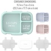 image:imageBentgo Fresh 3Pack Meal Prep Lunch Box Set with 3Compartment Trays  LeakProof Lunch Box Removable Divider BPAFree Microwave Freezer amp DishwasherSafe Portion Control