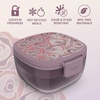 image:imageBentgo Glass Salad Container  76Cup Salad Bowl with Airtight Lid LeakProof Sauce Container 4Compartment Bento Tray amp Reusable Fork  BPAFree for Meal Prep Office amp More Black OnyxFloral Maximalist  Bouquet