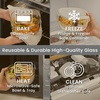 image:imageBentgo Glass Salad Container  76Cup Salad Bowl with Airtight Lid LeakProof Sauce Container 4Compartment Bento Tray amp Reusable Fork  BPAFree for Meal Prep Office amp More Black OnyxWhite