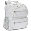 image:imageBentgo Kids 5Compartment Lunch Box Set With Insulated Lunch Bag and Lightweight 14 Kids Backpack Glitter Edition  Silver