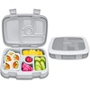image:imageBentgo Kids 5Compartment Lunch Box Set With Insulated Lunch Bag and Lightweight 14 Kids Backpack Glitter Edition  Silver