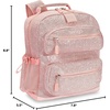image:imageBentgo Kids 5Compartment Lunch Box Set With Lightweight 14 Kids Backpack Glitter Edition  Petal Pink