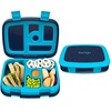 image:imageBentgo Kids 5Compartment Lunch Box With Insulated Lunch Bag  Confetti Edition  Abyss Blue