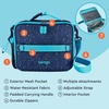 image:imageBentgo Kids 5Compartment Lunch Box With Insulated Lunch Bag  Confetti Edition  Abyss Blue