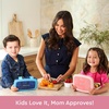 image:imageBentgo Kids 5Compartment Lunch Box With Insulated Lunch Bag  Glitter Edition  Petal Pink