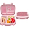 image:imageBentgo Kids 5Compartment Lunch Box With Insulated Lunch Bag  Glitter Edition  Petal Pink