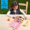 image:imageBentgo Kids 5Compartment Lunch Box With Insulated Lunch Bag  Glitter Edition  Petal Pink