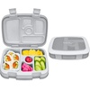 image:imageBentgo Kids 5Compartment Lunch Box With Kids 2in1 Backpack amp Insulated Lunch Bag Glitter Edition  Silver