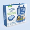 image:imageBentgo Kids Bento Lunch Box 5Compartment LeakProof Kids Utensils  DropProof Removable Tray Microwave Freezer amp Dishwasher Safe BPAFree Blue
