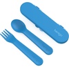image:imageBentgo Kids Bento Lunch Box 5Compartment LeakProof Kids Utensils  DropProof Removable Tray Microwave Freezer amp Dishwasher Safe BPAFree Blue