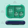 image:imageBentgo Kids Chill Lunch Box GreenNavy With Kids Reusable Plastic Utensils Blue
