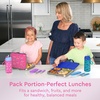 image:imageBentgo Kids Insulated Lunch Bag and Stainless Steel Lunch Box Set Rainbows amp Butterflies