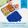 image:imageBentgo Kids Insulated Lunch Bag and Stainless Steel Lunch Box Set Sharks