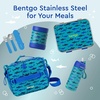 image:imageBentgo Kids Insulated Lunch Bag and Stainless Steel Lunch Box Set Sharks