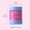 image:imageBentgo Kids Insulated Lunch Tote Set With Kids Stainless Steel Food Jar Rainbows amp Butterflies