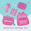 image:imageBentgo Kids Prints 5Compartment BentoStyle Kids Lunch Box Set with Reusable Plastic Utensils Rainbows and Butterflies