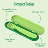 image:imageBentgo Kids Prints 5Compartment BentoStyle Kids Lunch Box Set with Reusable Plastic Utensils Safari