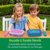 image:imageBentgo Kids Prints 5Compartment BentoStyle Kids Lunch Box Set with Reusable Plastic Utensils Safari