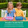 image:imageBentgo Kids Prints 5Compartment BentoStyle Kids Lunch Box Set with Reusable Plastic Utensils Tropical