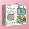 image:imageBentgo Kids Prints LeakProof 5Compartment BentoStyle Kids Lunch Box  Ideal Portion Sizes for Ages 37 Durable DropProof Dishwasher Safe PFAS amp BPAFree Materials NEW Ballet amp BowsTropical