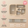 image:imageBentgo Kids Prints LeakProof 5Compartment BentoStyle Kids Lunch Box  Ideal Portion Sizes for Ages 37 Durable DropProof Dishwasher Safe PFAS amp BPAFree Materials NEW Ballet amp BowsCowgirl Dreams