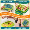 image:imageBentgo Kids Prints LeakProof 5Compartment BentoStyle Kids Lunch Box  Ideal Portion Sizes for Ages 37 Durable DropProof Dishwasher Safe PFAS amp BPAFree Materials NEW Ballet amp BowsSubmarine
