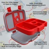 image:imageBentgo Kids Prints LeakProof 5Compartment BentoStyle Kids Lunch Box  Ideal Portion Sizes for Ages 37 Durable DropProof Dishwasher Safe PFAS amp BPAFree Materials NEW Ballet amp BowsTrucks