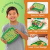 image:imageBentgo Kids Prints LeakProof 5Compartment BentoStyle Kids Lunch Box  Ideal Portion Sizes for Ages 37 Durable DropProof Dishwasher Safe PFAS amp BPAFree Materials NEW Ballet amp BowsSafari