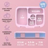 image:imageBentgo Kids Prints LeakProof 5Compartment BentoStyle Kids Lunch Box  Ideal Portion Sizes for Ages 37 Durable DropProof Dishwasher Safe PFAS amp BPAFree Materials NEW Ballet amp BowsLavender Galaxy