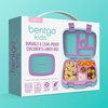 image:imageBentgo Kids Prints LeakProof 5Compartment BentoStyle Kids Lunch Box  Ideal Portion Sizes for Ages 37 Durable DropProof Dishwasher Safe PFAS amp BPAFree Materials NEW Ballet amp BowsMermaid Scales