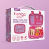 image:imageBentgo Kids Prints LeakProof 5Compartment BentoStyle Kids Lunch Box  Ideal Portion Sizes for Ages 37 Durable DropProof Dishwasher Safe PFAS amp BPAFree Materials NEW Ballet amp BowsFairies